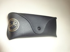 RAYBAN SUNGLASSES Eyeglasses Soft Leather Black Case