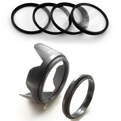 52mm DC-bN Lens Hood, Macro Kit for Nikon AF-S DX Nikkor 18-55mm 1:3.5 ...