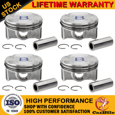 STD Engine Piston Set For 2011-2016 Hyundai Elantra Kia Forte 1.8L 23041-2E100