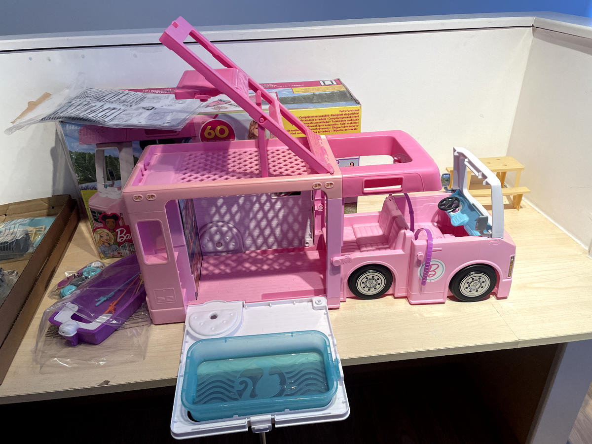 Barbie Camper Boxed Christmas Gift Girls Toy Car House Boat