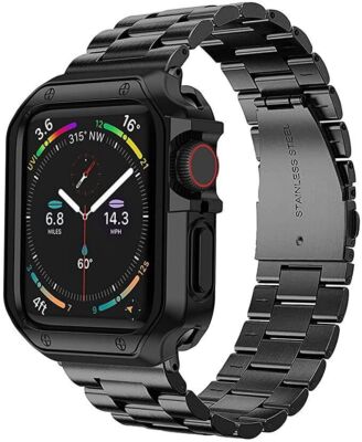 Stainless Steel Band + Case For Apple Watch Ultra 3 11 10 9 8 7 6 SE 5 38mm-49mm