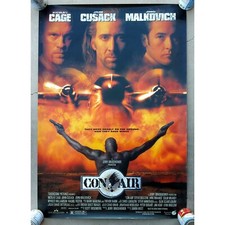 Con Air Movie Poster 26.5 x 38.5 Rolled Cage Cusack Malkovich Original Rolled