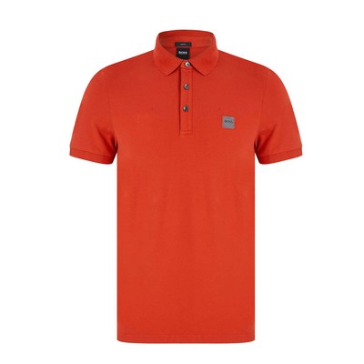 HUGO BOSS MEN'S PASSENGER POLO SHIRT IN MID RED // BNWT // | eBay