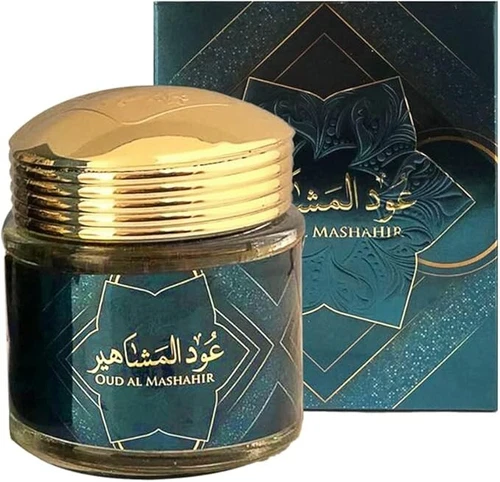 Almas Perfumes Incense Bakhoor Oud Al.Mashahir - 40G