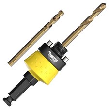 SabreCut Qwik-Switch Spring Loaded Hole Saw Arbor and Cobalt Drill Bits Kit HEX