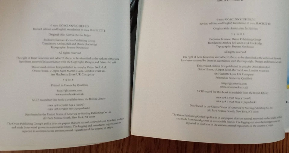 Asterix in Belgium & Switzerland by Rene Goscinny (English) Lot of 2 - Image 4 of 4