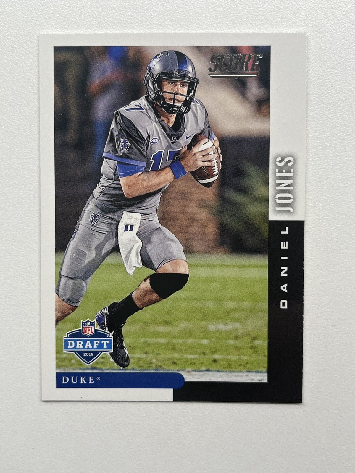 2019 Score NFL Draft 2019 #DFT-14 Daniel Jones New York Giants & Duke Card