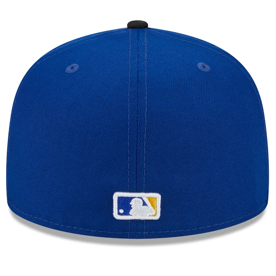 Men's New Era Royal/Black Seattle Mariners 2023 City Connect 59FIFTY Fitted Hat - Image 4 of 4