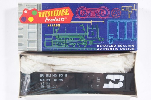 HO Roundhouse Burlington Northern 50 ft bañera góndola #648579 nuevo kit | Zustand: New