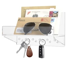 Decorative Key Holder for Wall - Acrylic Key Holder Wall Mount Key Hooks for ...