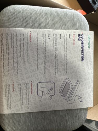 Bolsa de desinfección UV... Limpiador de teléfono... Alimentado por USB... NUEVO - Imagen 2 de 4