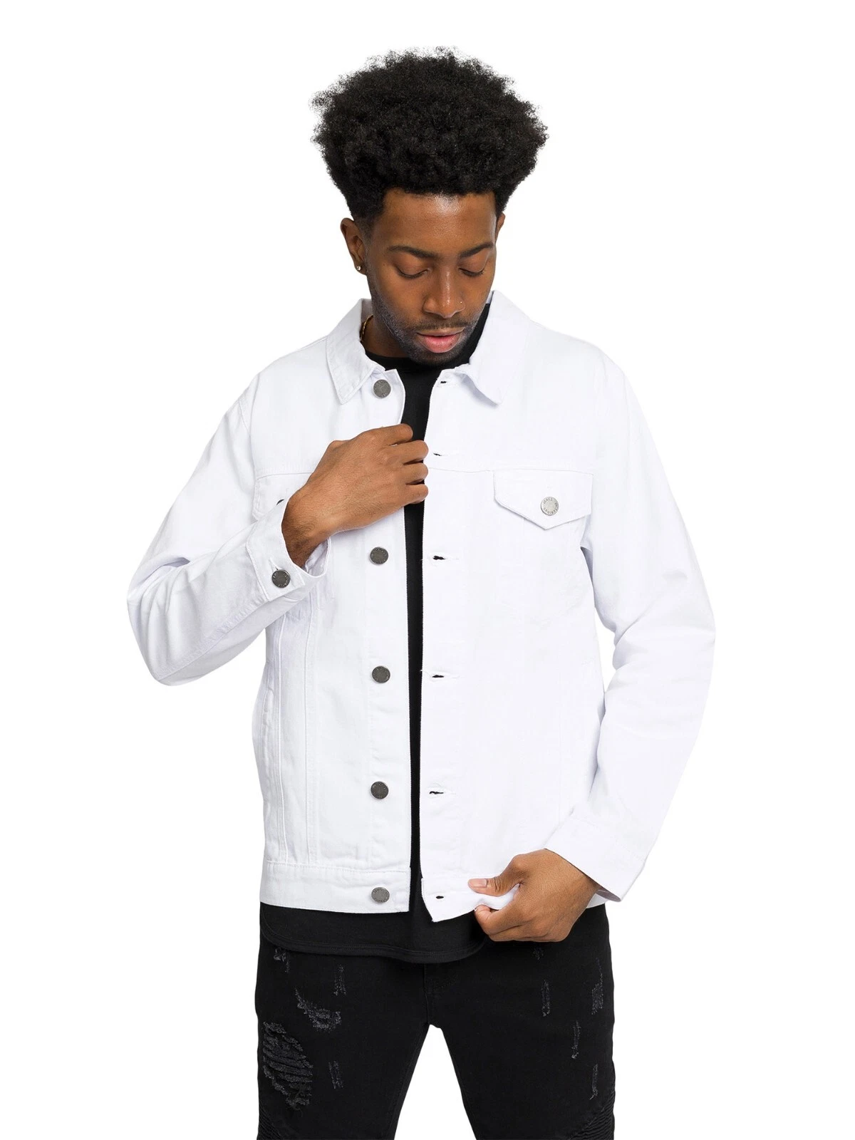 Victorious Men's Casual Essential World Tour Colored Cotton Denim Jacket DK192
Opens in a new window
