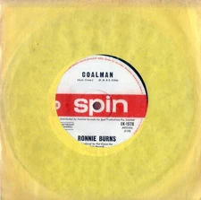 Ronnie Burns – Coalman- Ronnie Burns - All the King's Horse (B flip)-45 rpm - 7"