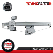 Driver Rear Power Window Regulator For 07-13 Sierra Silverado Extended Cabmotor