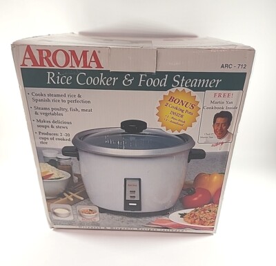 Vintage AROMA 10 Cup Rice Cooker And Food Steamer Model ARC-712 | eBay