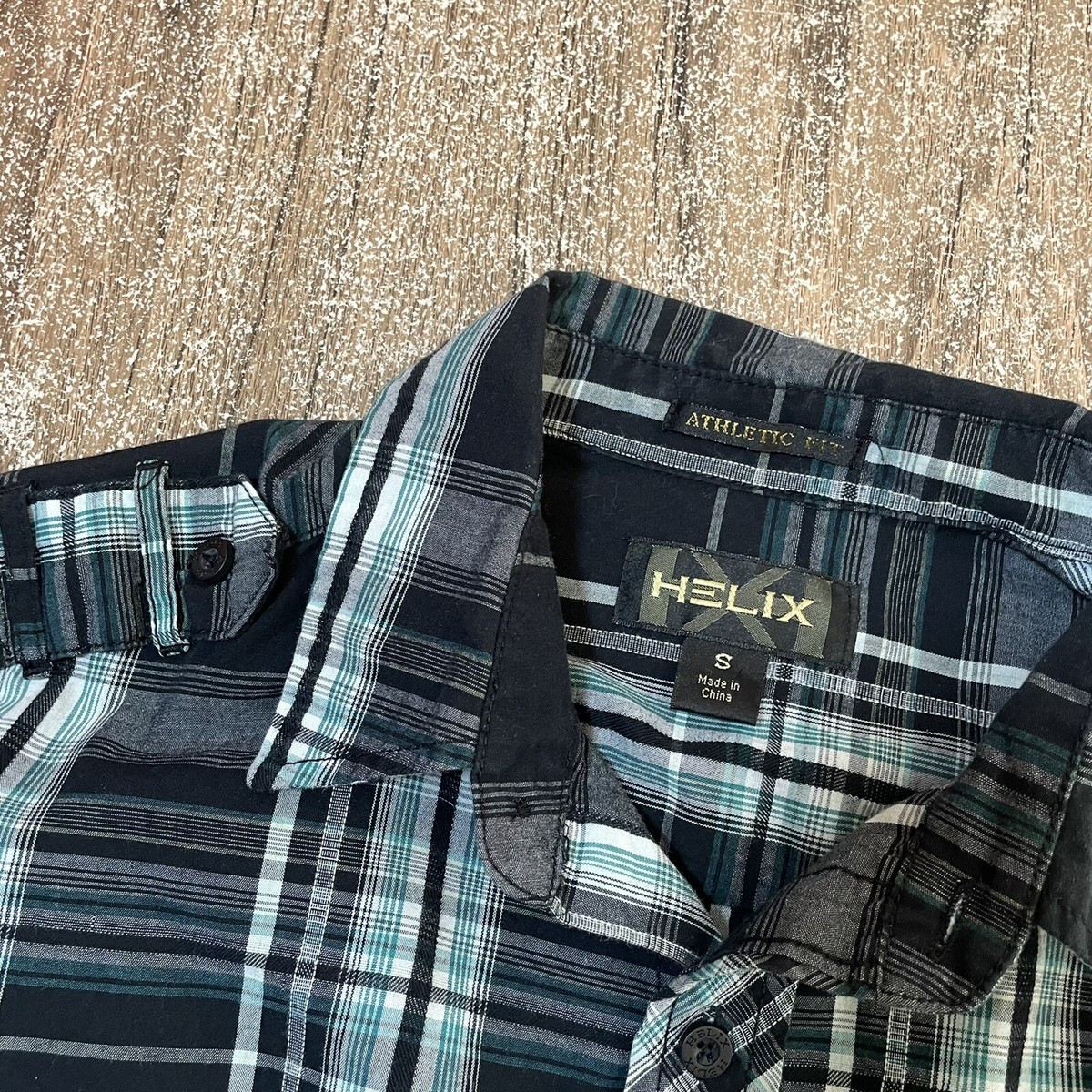 Helix Men's Casual LS Button Up Shirt Size S #19487 | eBay