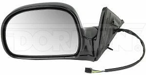 Left Power Door Mirror Black Dorman 955-301 for Chevy S10 1996-1997