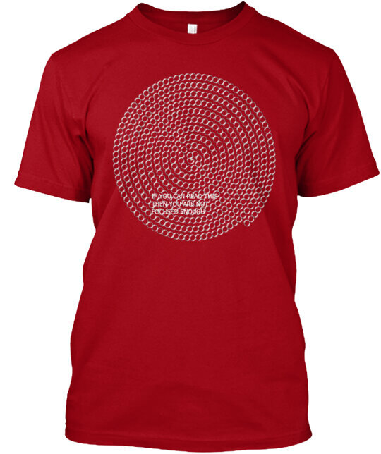 Spiral T-Shirt Made in the USA Size S to 5XL