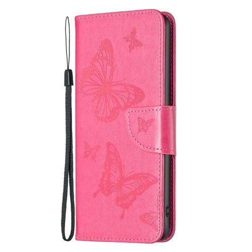 For iPhone 16 Pro Max 15 14 13 Embossed Magnetic Wallet Card Stand Lanyard Case - Picture 14 of 41