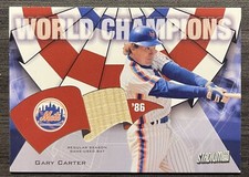 2001 Topps Stadium Club World Champions Game Used Bat Relic Gary Carter #WC-GC1