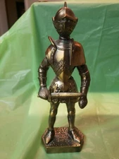 Medieval Copper Knight Table Lighter 