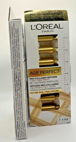 Loreal Age Perfect Pro Collagen Ampoules, 7-Day Treatment (2 Pack) - 第 3/4 張圖片