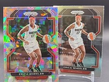 Erica Wheeler - 2022 Prizm WNBA - Cracked Ice And Base #135 - Atlanta Dream