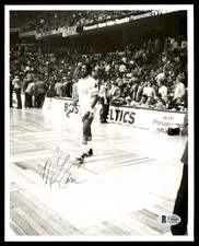 M.L. ML Carr Signed 8x10 Photo Boston Celtics Vintage Beckett BAS #T29107