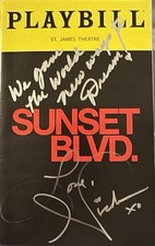 Nicole Scherzinger , Sunset Blvd. , Signed Autographed , LE Playbill