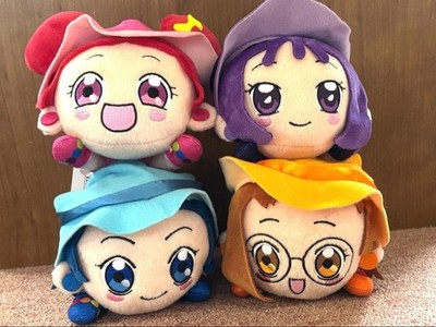 Ojamajo Doremi Plush Set 4pc Sleeping Soft Toys For Collectors Authentic