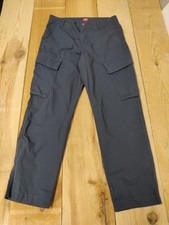 LEVI'S TROUSERS SIZE W31 L30 NAVY XX CARGO TAPERED CASUAL ZIP FLY MENS 31X30