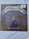 Metallica Ride The Lightning 1984 MEGAFORCE 1st Press HW Archival MINIMAL PLAY