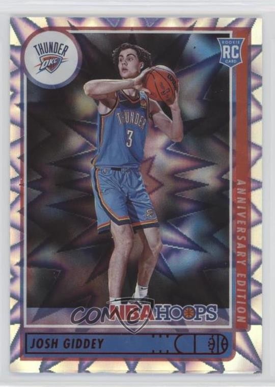 2021-22 Panini NBA Hoops Rookies Anniversary Edition Josh Giddey #202 0m89