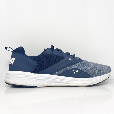 Puma Mens NRGY Comet 190556 12 Blue Running Shoes Sneakers Size