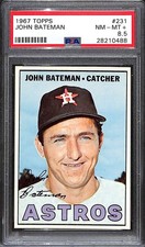1967 Topps #231 John Bateman  PSA 8.5 NMMT+ C99878