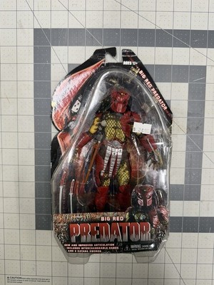 NECA Big Red Predator Action Figure 7  Alien vs Predator AVP Sealed  Collectible