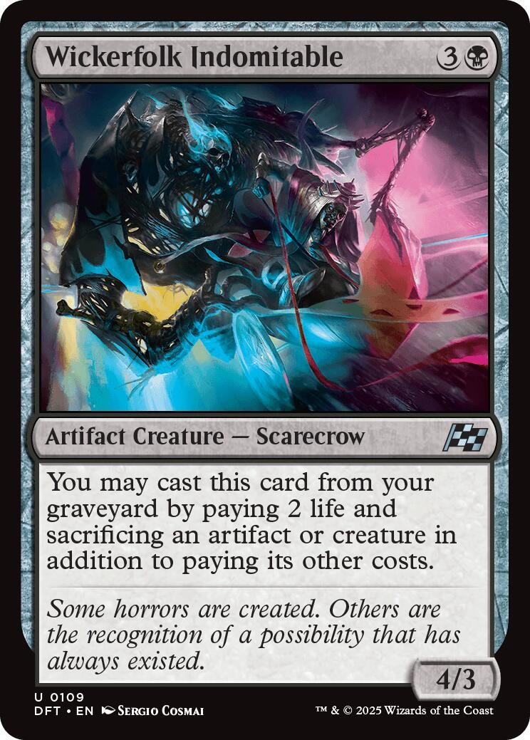 Wickerfolk Indomitable - 109 - NM - Aetherdrift - MTG
