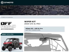 CFMOTO OEM 2025-2026 U10 XL PRO Wiper Kit 5HYV-800600-6000
