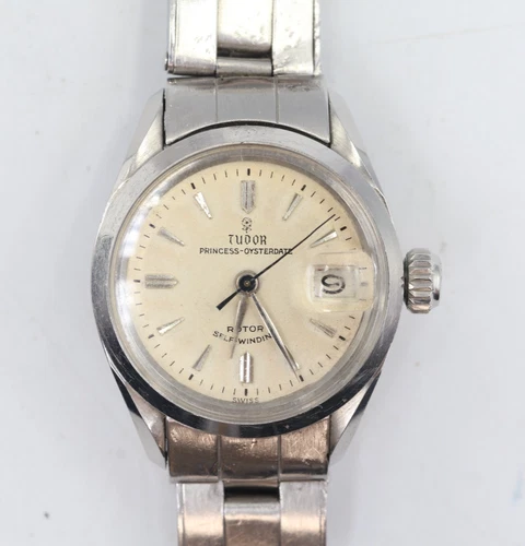 Vintage Rolex TUDOR Princess Oysterdate Automatic Swiss Watch, working