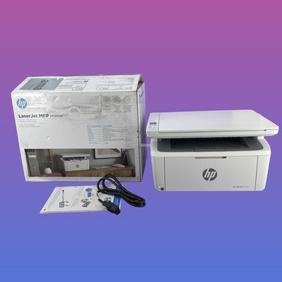 HP LaserJet MFP M140w Monochrome Laser Printer Mobile Print NO TONER #MC7281