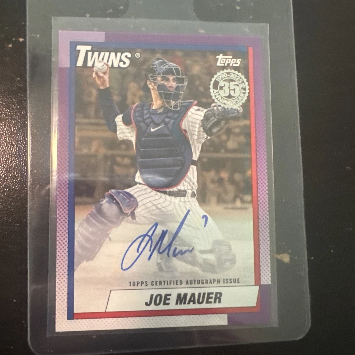 JOE MAUER 直筆サインカード 25枚限定 2020 TOPPS FIVE STAR GOLDEN 