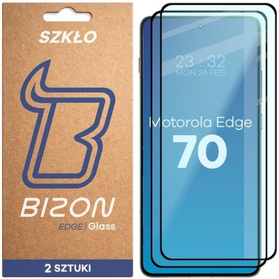 2x Schutzglas für Motorola Edge 70 Bizon Displayschutzglas Hartglas Handyglas