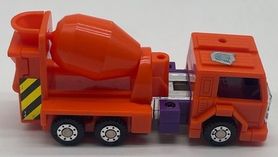 Transformers G2 1992 Constructicon Mixmaster #6 Of Devastator Orange KB Toys