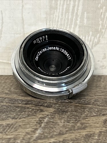 Rare Vintage Contax Carl Zeiss Jena Tessar 2.8cm f/8 Wide Angle Lens 1936 - Picture 4 of 6