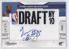2010-11 Prestige NBA Class Draft Logo 242/399 Trevor Booker #23 Patch Auto 2a8