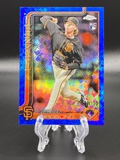 2025 Topps Chrome Logofractor - Hayden Birdsong #138 Blue Refractor /150 (RC)