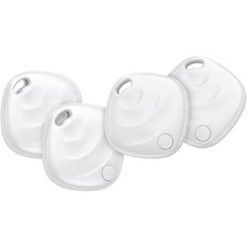 Air Tracker Tags-4 Pack, Smart Bluetooth Tracker Works with Apple Find My iO...