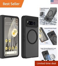 Translucent Matte Magnetic Case for Google Pixel Fold with MagSafe Compatibility