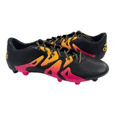 Mens Adidas X15.3 Soccer Cleats FG/AG Size 13 Black/Pink/Yellow S74633 NEW