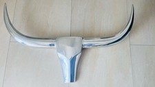 Schön Exklusiver Stierkopf aus massivem Aluminiumguss  hochwertige Verarbeitung